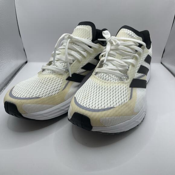 Men’s Size 10 Adidas SL20.3 Running Shoes White Black Athletic Sneakers GY0560
